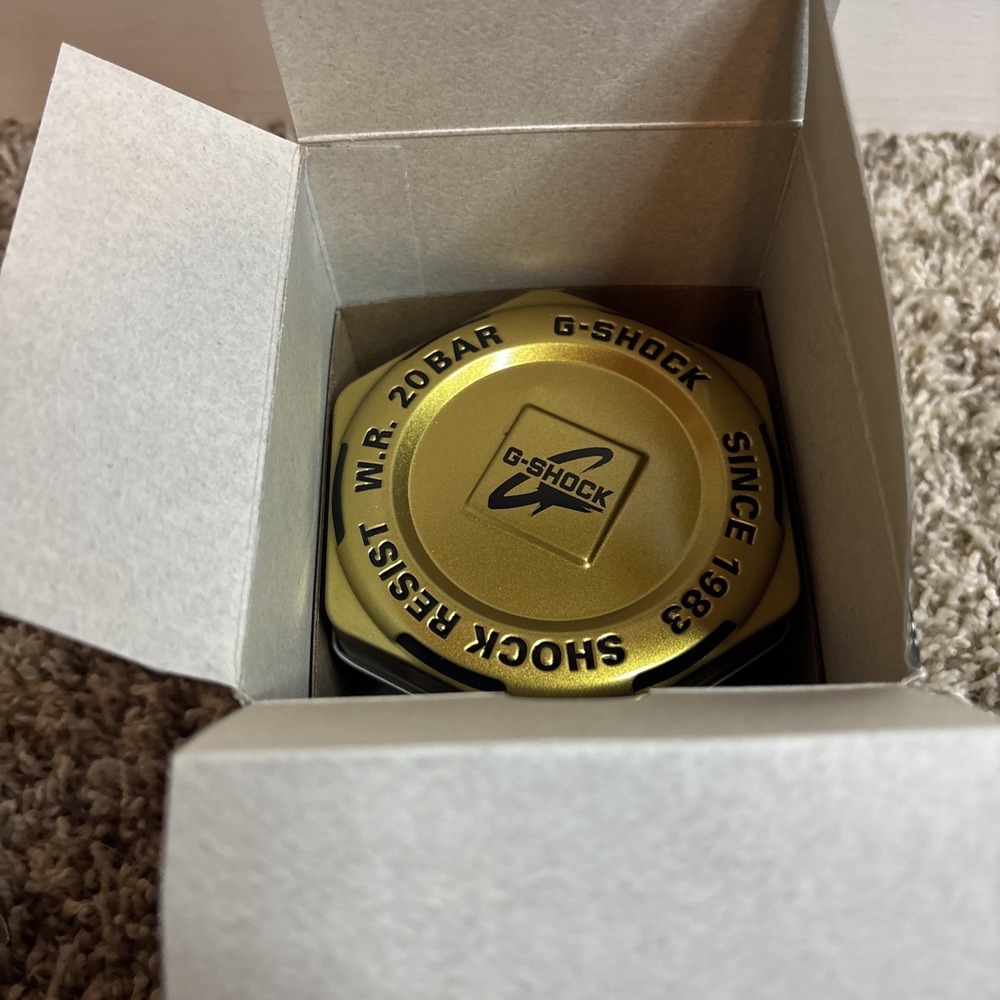 CASIO‎ G-SHOCK GD100GB-1 CS BLACK GOLD SHOCK WATER RESISTANT WATCH DIGITAL NEW - Picture 5 of 8